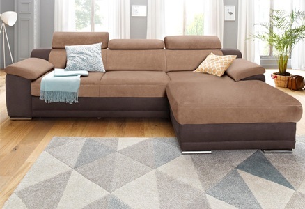 RAUM.ID, RAUM.ID Ecksofa, sit&more Ecksofa »Xenia L-Form« wahlweise mit Bettfunktion
