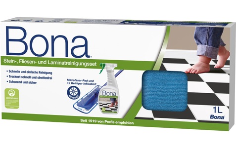 Bona, Bona Fliesen- undLaminatreiniger Set, Bona Fliesen- und Laminatreiniger Set