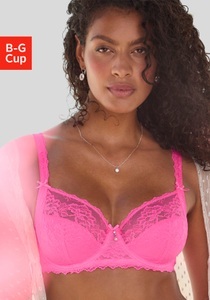 LASCANA Bügel-BH, mit hübschen Spitzenträgern, sexy Dessous