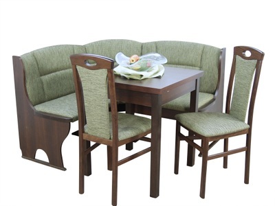 HOFMANN LIVING AND MORE, HOFMANN LIVING AND MORE Essgruppe »4tlg. Eckbankgruppe«, (Spar-Set, 4 tlg., 4tlg. Eckbankgruppe), Stühle montiert, HOFMANN LIVING AND MORE Eckbankgruppe »4tlg. Eckbankgruppe«, (Spar-Set, 4 tlg., 4tlg. Eckbankgruppe), Stühle montiert