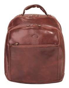 PIKÉ, Piké Laptoprucksack, Piké Laptoprucksack, echt Leder, Made in Italy