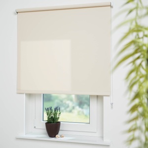 LIEDECO, Liedeco Seitenzugrollo »Uni«, Lichtschutz, mit Bohren, freihängend, Welle 36 mm stabiler Kettenzug, Liedeco Seitenzugrollo »Uni« Lichtschutz mit Bohren freihängend Welle 36 mm stabiler Kettenzug