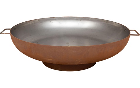 Nouvel, NOUVEL Feuerschale Elegante Ø 100 cm gerostet, Nouvel Feuerschale Elegante Gerosteter Stahl | ? 1 m