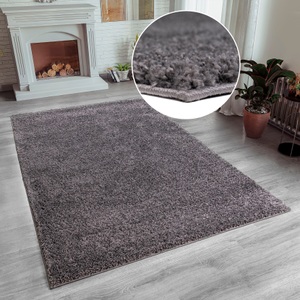 HOME AFFAIRE, Home affaire Hochflor-Teppich »Shaggy 30«, rechteckig, 30 mm Höhe, Teppich, Uni Farben, besonders weich und kuschelig, ideal im Wohnzimmer & Schlafzimmer, Home affaire Hochflor-Teppich »Shaggy 30«, rechteckig, 30 mm Höhe, Teppich, Uni Farben, besonders weich und kuschelig