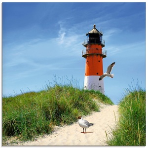 Artland Glasbild »Am Leuchtturm«