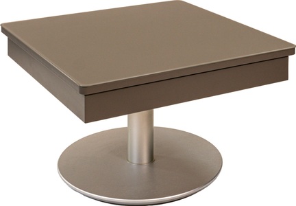 VIERHAUS, Vierhaus Couchtisch, Platte Glas, höhenverstellbar durch Ilse Hydroliftmechanik, Vierhaus Couchtisch, Platte Glas, höhenverstellbar durch Ilse Hydroliftmechanik