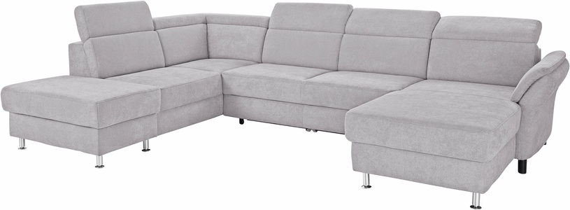 SIT&MORE, sit&more Wohnlandschaft, sit&more Wohnlandschaft »Avignon U-Form« wahlweise mit Bettfunktion und Stauraum, inklusive Kopfteilverstellung