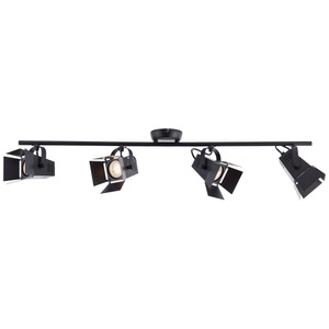 Brilliant, Movie - moderne LED-Spot-Deckenleuchte, schwarz, Brilliant Movie G08931/76 Deckenstrahler LED GU10 20 W Schwarz (matt)