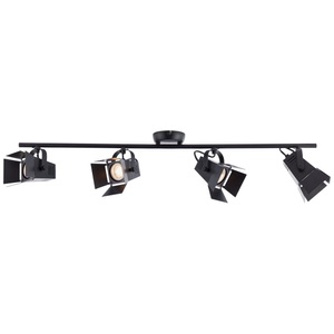 Brilliant, Movie - moderne LED-Spot-Deckenleuchte, schwarz, Brilliant Movie G08931/76 Deckenstrahler LED GU10 20 W Schwarz (matt)