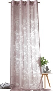 Weckbrodt, Weckbrodt Vorhang »Shorty«, (1 St.), Gardine, transparent, Ausbrenner, Allover, Motiv Vögel und Zweige, Weckbrodt Vorhang »Shorty«, (1 St.), Gardine, transparent, Ausbrenner, Allover, Motiv Vögel und Zweige