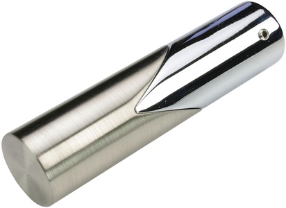 LIEDECO, Gardinenstangen-Endstück »Endstück, Endknopf edelstahl-optik 