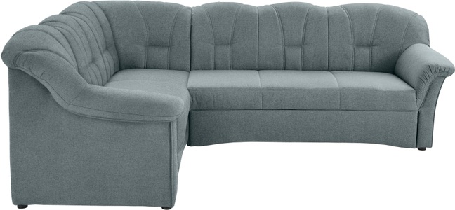 DOMO collection, DOMO collection Ecksofa, DOMO collection Ecksofa »Papenburg B/T/H: 242/190/84 cm L-Form«, wahlweise mit Bettfunktion, Langer Schenkel links oder rechts