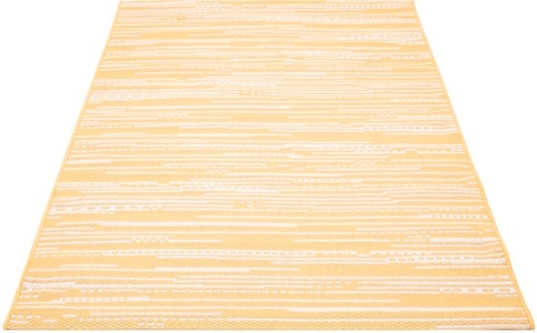 Carpet City, Carpet City Teppich »Sun 600«, rechteckig, 5 mm Höhe, In- und Outdoor geeignet, Wohnzimmer, Carpet City Teppich »Sun 600«, rechteckig, 5 mm Höhe, In/- Outdoor geeignet, Streifen-Optik, Wohnzimmer, Balkon, Terrasse