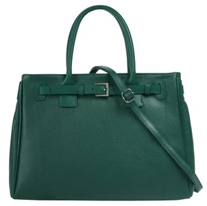 CLUTY, Cluty Henkeltasche, (1 tlg.), echt Leder, Made in Italy, Cluty Henkeltasche, echt Leder, Made in Italy