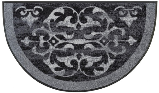 undefined, Wash+dry Fußmatte Round Ornaments, wash+dry by Kleen-Tex Teppich »Round Ornaments«, rechteckig, 7 mm Höhe, rutschhemmend, In- und Outdoor geeignet, waschbar, Wohnzimmer