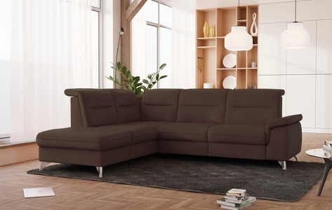 SCHÖNER WOHNEN LAMINAT, SCHÖNER WOHNEN LAMINAT Ecksofa, wahlweise mit motorischer Relaxfunktion, sit&more Ecksofa »Astoria L-Form«, wahlweise mit motorischer Relaxfunktion