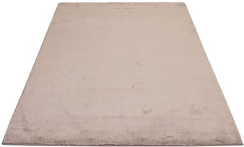 Carpet City, Carpet City Hochflor-Teppich »TOPIA400«, rechteckig, 21 mm Höhe, Carpet City Hochflor-Teppich »TOPIA 400«, rechteckig, 21 mm Höhe, Kunstfell-Teppich mit Kaninchenfell-Optik, Haptik, Schlafzimmer