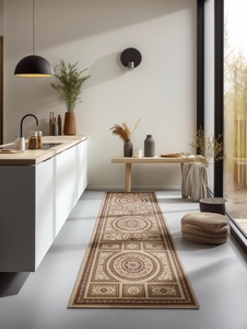 NOURISTAN, NOURISTAN Läufer »Guzara«, rechteckig, Orient Teppich, Kurzflor, weich, Schlafzimmer, Esszimmer, Wohnzimmer, NORTHRUGS Teppich »Guzara«, rechteckig, 8 mm Höhe, Orient Optik, Läufer, strapazierfähig, pflegeleicht, robust