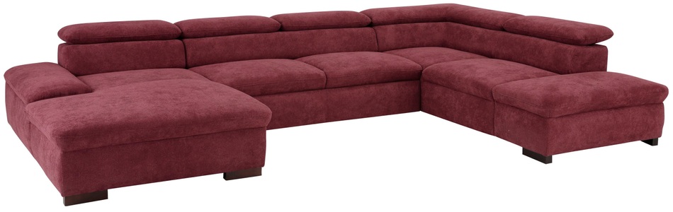 Home affaire Wohnlandschaft »Alberto«, XL, inklusive Kopfteilverstellung