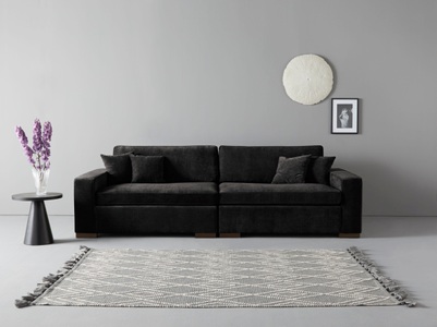 Guido Maria Kretschmer Home&Living, Guido Maria Kretschmer Home&Living 2-Sitzer »Skara XXL«, Lounge-Sofa XXL mit Federkern-Polsterung, in vielen Bezugsvarianten, auch recycelt