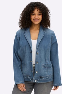 SHEEGO, Sheego Jeansblazer "Jeansblazer"