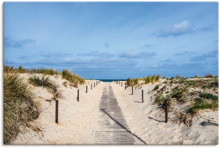 Artland, Artland Wandbild »Strandaufgang an Küste der Ostsee«, Strandbilder, (1 St.), in vielen Grössen & Produktarten - Alubild / Outdoorbild für den Aussenbereich, Leinwandbild, Poster, Wandaufkleber / Wandtattoo auch für Badezimmer geeignet, Artland Wandbild »Strandaufgang an Küste der Ostsee«, Strandbilder, (1 St.), als Alubild, Outdoorbild, Leinwandbild, Poster, Wandaufkleber