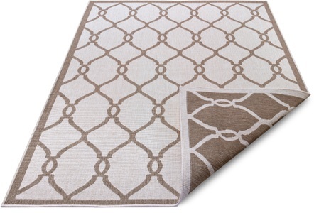 NORTHRUGS, NORTHRUGS Teppich »Rimini«, rechteckig, 5 mm Höhe, In-und Outdoor geeignet, Wohnzimmer, Balkon, Terrasse, Garten, Robust, Pflegeleicht, Flachgewebe, Wendbar, NORTHRUGS Teppich »Rimini«, rechteckig, 5 mm Höhe, In-und Outdoor geeignet, Robust, Pflegeleicht, Flachgewebe, Wendbar