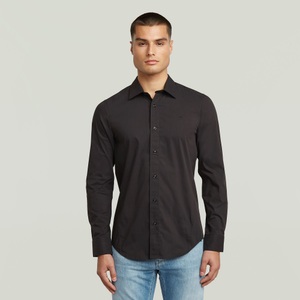 G-STAR Langarmhemd »Uniform Slim Shirt ls«, mit gesticktem Logo