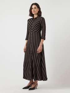 Y.A.S Hemdblusenkleid »YASSAVANNA LONG SHIRT DRESS«, Sommerkleid, mit 3/4 Ärmel