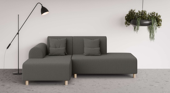INOSIGN Ecksofa »Suyala«, L-Form mit Hocker
