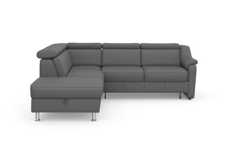 sit&more Ecksofa »Freetown«, inklusive Kopfteilverstellung und komfortablem Federkern, wahlweise mit Bettfunktion und Stauraum