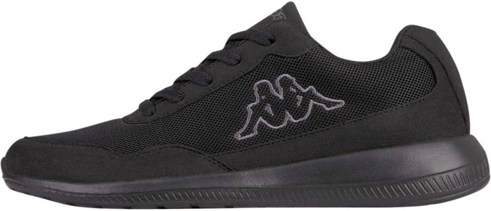 Kappa, Sneaker Kappa schwarz/grau, Sneaker in Mesh-Optik Kappa Lichtgrau/Grau