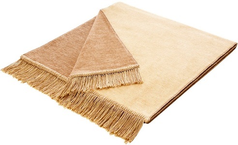 biederlack, Schoner-Serie 'Cover Cotton' biederlack Beige, Biederlack Sesselschoner »Salt«, mit Wendemöglichkeit