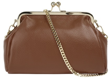 CLUTY, Cluty Abendtasche, (1 tlg.), echt Leder, Made in Italy, Cluty Abendtasche, echt Leder, Made in Italy