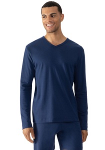 Mey Langarmshirt »SOLID NIGHT«, T-Shirt aus Interlock-Jersey