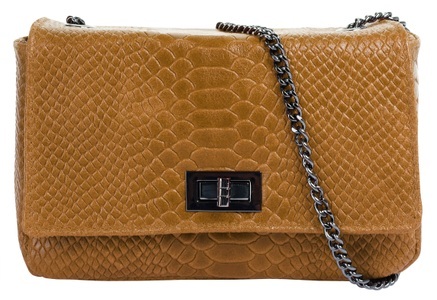 CLUTY, Cluty Umhängetasche, Cluty Umhängetasche, echt Leder, Made in Italy