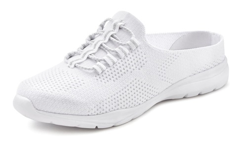 LASCANA ACTIVE, LASCANA ACTIVE Slip-On Sneaker, Sabot im klassischen Stil VEGAN, LASCANA ACTIVE Slip-On Sneaker, zum Reinschlüpfen, ultraleicht, Sabot, Clog, Freizeitschuh VEGAN