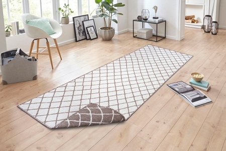 NORTHRUGS, NORTHRUGS Läufer »Malaga«, rechteckig, 5 mm Höhe, In-und Outdoor geeignet, Wohnzimmer, Balkon, Terrasse, Garten, Robust, Pflegeleicht, Flachgewebe, Wendbar, NORTHRUGS Teppich »Malaga Wendeteppich«, rechteckig, 5 mm Höhe, In-& Outdoor, Wetterfest, Balkon, Läufer, Wohnzimmer, Wasserfest