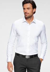OLYMP Langarmhemd »Luxor 24/Seven modern fit Jerseyshirt«, mit geruchshemmenden Materialeigenschaften