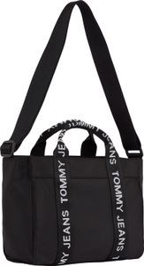 TOMMY JEANS, Shopping-bag Damen Schwarz ONE SIZE, 