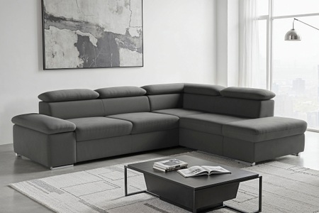 SIT&MORE, sit&more Ecksofa, sit&more Ecksofa »Valentine L-Form, B: 272 cm« mit Arm- & Kopfteilverstellung, optional mit Bettfunktion