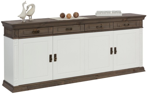 Home affaire Sideboard »Vinales«, im klassischen Landhausstil, Breite 204 cm