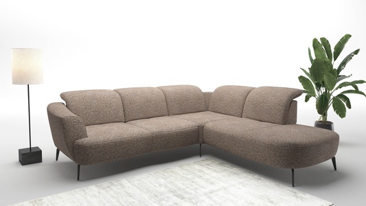 sit&more Ecksofa »Zoe«, ink.Sitztiefenverstellung, wahlweise mit Kopfteilverstellung
