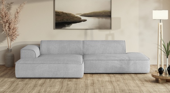 exxpo - sofa fashion, exxpo - sofa fashion Ecksofa »Billund modernes Designsofa, bequem und elegant, Breite 294cm, L-Form« modern, L-form, Wellenfedern, inklusive 2x Nierenkissen, exxpo - sofa fashion Ecksofa »Billund modernes Designsofa, bequem und elegant, Breite 294cm, L-Form« modern, L-form, Wellenfedern, inklusive 2x Nierenkissen