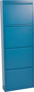 undefined, Schuhschrank »Melika«, aus Metall, 4 Schuhklappen, Höhe 139,5 cm, 