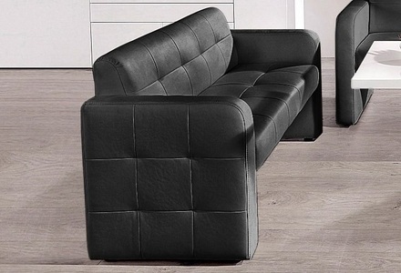 exxpo - sofa fashion, exxpo - sofa fashion 2-Sitzer »Barista«, mit Rückenlehne, exxpo - sofa fashion 2-Sitzer »Barista, modern und bequem, hoher Sitzkomfort«, moderne Sitz- und Rückenverarbeitung, frei im Raum stellbar