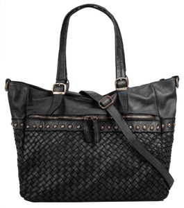 SAMANTHA LOOK, Samantha Look Shopper, (1 tlg.), Samantha Look Shopper, echt Leder, Made in Italy