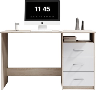 BEGA OFFICE Schreibtisch »Adria, Computertisch,«, Schubkästen rechts oder links montierbar, Breite 123 cm