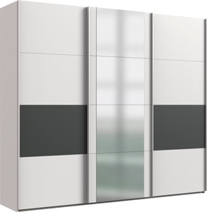 Wimex, Wimex Schwebetürenschrank »Barmbek«, mit 2 Stoffboxen und zusätzlichen Einlegeböden, Wimex Schwebetürenschrank »Barmbek Schlafzimmerschrank BESTSELLER Garderobenschrank«, Kleiderschrank mit 2 Stoffboxen und 2 zusätzlichen Böden, Spiegeltür