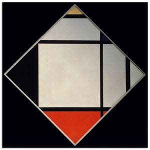 Artland Glasbild »Rhombus II.«